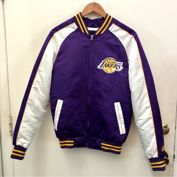 Rare! NBA Lakers Black Label Starter Jacket - Urban Outfitters - Picture 2 of 9